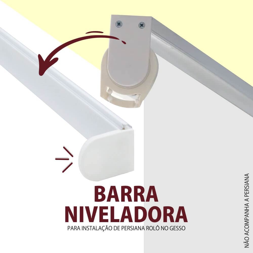 Barra Niveladora para Persiana Rolô/Double Vision